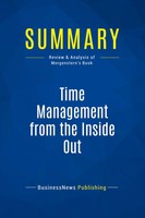 Businessnews Publishing | Summary: Time Management From The Inside Out | Buch