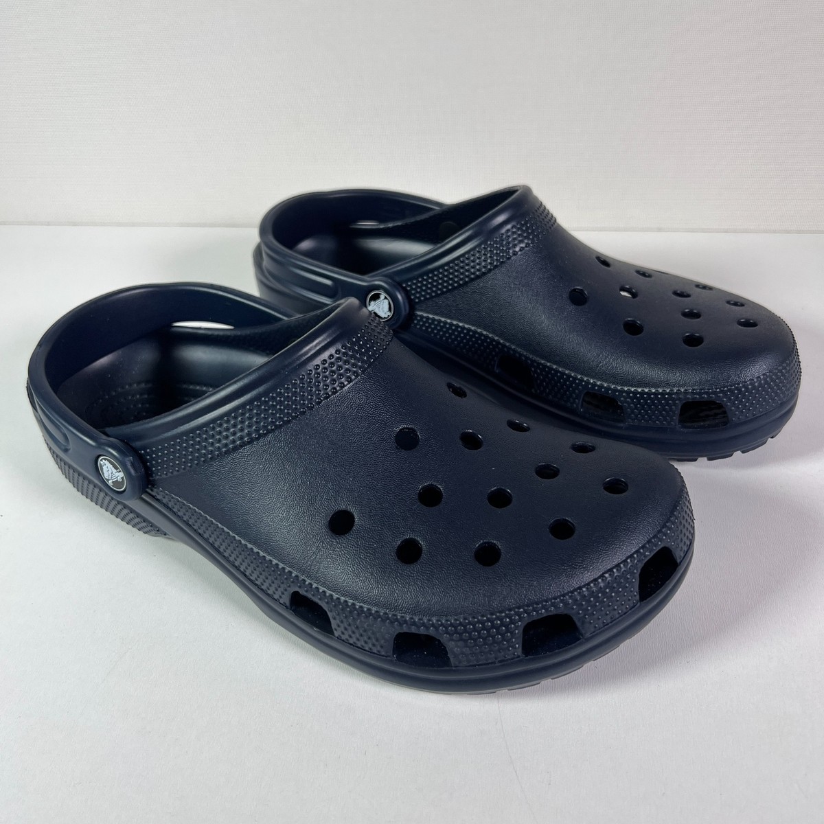 Crocs Classic Slip On Clog Navy Blue Unisex Men display picture 2