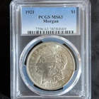 1921 Morgan Silver Dollar $1 PCGS MS63 Uncirculated 38584069