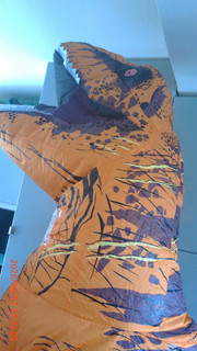 Disfraz de dinosaurio inflable