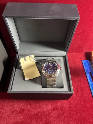 Tag Heuer Formula 1 Quartz Blue Dial Stainless Men's Watch WAZ1118.BA0875 41mm