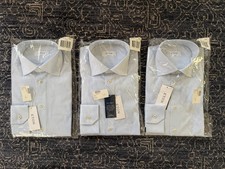 New Men's Eton Light Blue dress shirt - Contemporary Fit - Size 15.5