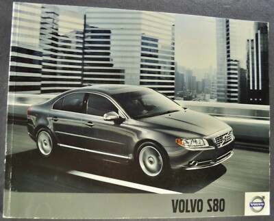 2010 Volvo S80 Sedan Catalog Sales Brochure Excellent Original