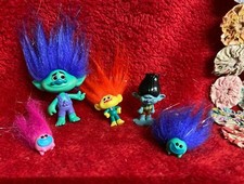Vtg Lot of Mini and Small Troll Toys