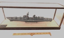 Vintage Japanese Navy Cruiser Ship Model Table Display