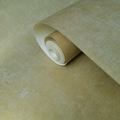 Plain Italian Non-woven modern Wallpaper rolls gold Metallic foil wall coverings