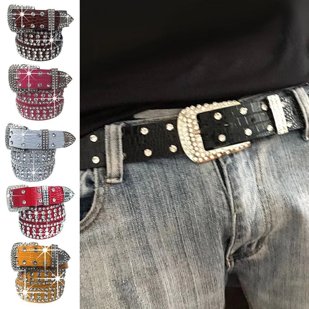 Dressy belts hotsell with bling