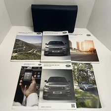 2018 Land Rover Range Rover Velar Owners Manual Set With Case