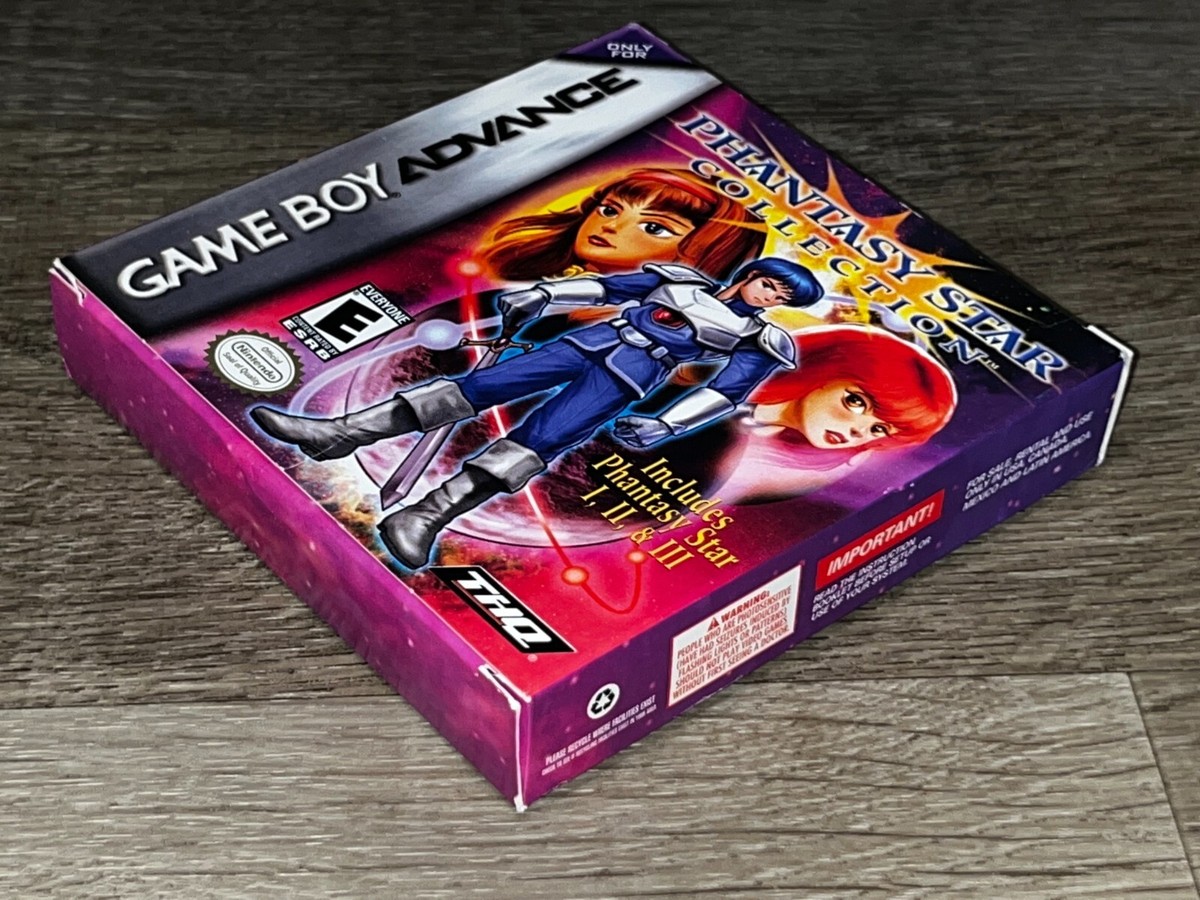 Phantasy Star Collection Nintendo Game Boy Advance GBA *Box Phantasy Star Collection Nintendo Game Boy Advance GBA *Box