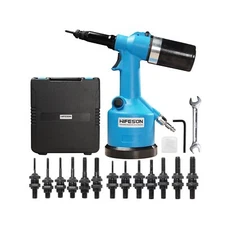 HIFESON Heavy Duty Air Hydraulic Rivet Nut Tool, Pneumatic Riveter Automatic ...