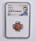 MS66 RD 1939 Lincoln Wheat Cent NGC Special Lbl