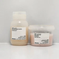 Davines Authentic Love Lovely Smoothing Shampoo & Conditioner 2.5 oz DUO | New