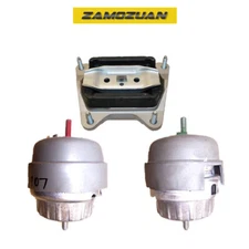 Front Engine Motor & Trans Mount 3PCS 2005-2009 for Audi A6 A6 Quattro 3.1L 3.2L