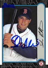 Shea Hillenbrand autographed baseball card (Red Sox) 1999 Bowman Rookie #304