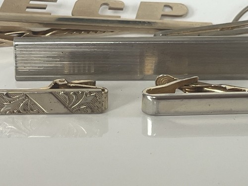 Lot of 7 Vintage Tie Bars Tie Tacks: Swank, Anton,Hickock & More - Bild 4 von 7
