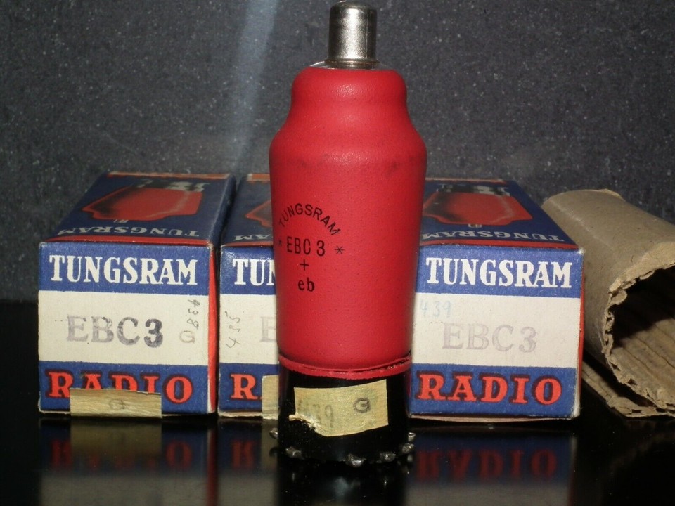 Tungsram EBC3 NOS NIB - radio receiver tube | eBay