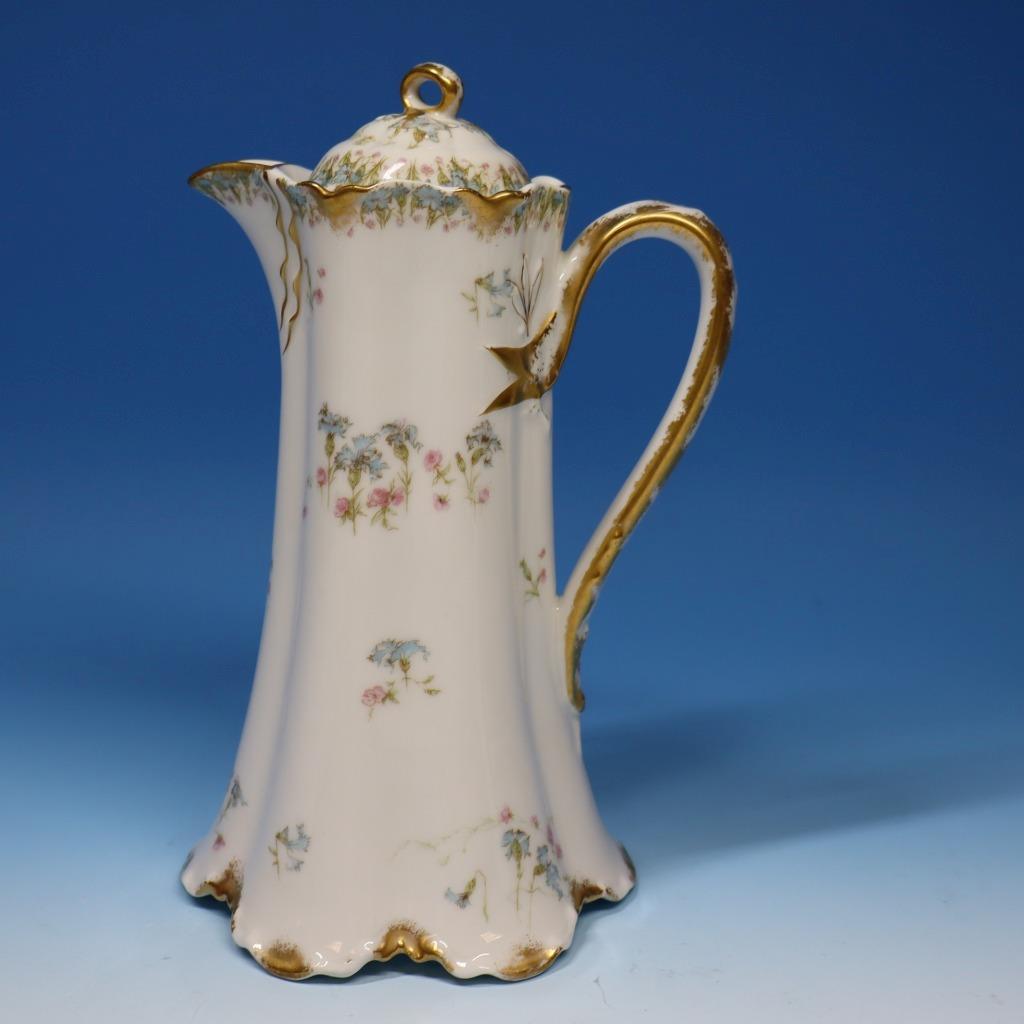 Haviland Limoges France - Floral - Chocolate Pot - 9 inches | eBay