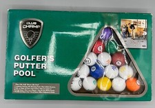 GOLFER's PUTTER POOL - Indoor Outdoor Golf Putting GAME - Floor Pool Game
