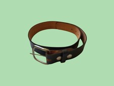 VTG New Sz 28S Pl Blk Leather Belt Every Day Casual/Dress USA Biker Trucker Work