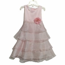 KSI Collection Closeout Flower Girl Wedding Pageant Pink Party Dress Midi 2T NWT