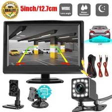 5" Monitor 170 CMOS Car Rear View Backup Camera Reverse HD Waterproof