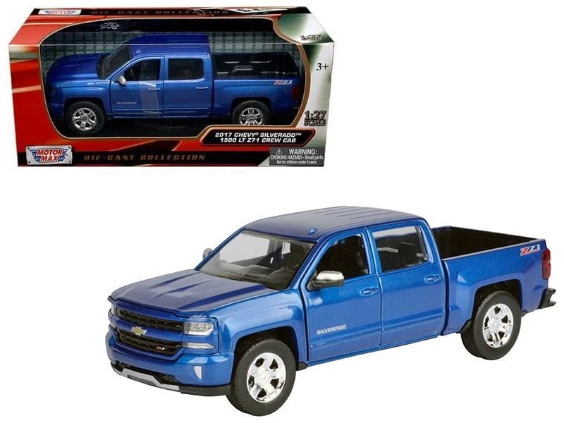 2017 Chevrolet Silverado 1500 LT Z71 Crew Cab Pickup Truck Blue 1