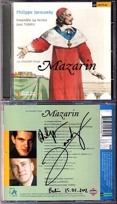 Philippe JAROUSSKY Signiert MAZARIN Cazzatti Frescobaldi Monteverdi Rossi CD