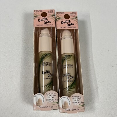*2 PACK* Physicians Formula BUTTER GLOW Concealer FAIR-to-LIGHT, FAST FREE SHIP