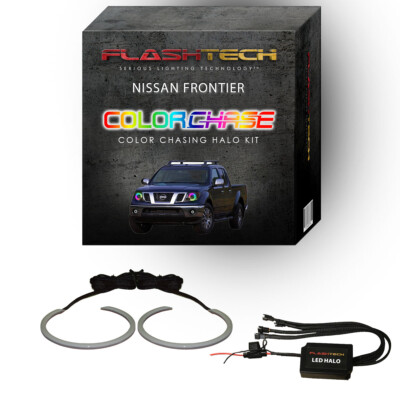 Dream Color Chasing Dynamic LED Halo kit for 09-19 Nissan Frontier Headlights