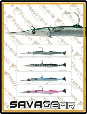 Künstlich Spinning Savage Gear 3D Hornhecht Pulse Tail 30cm 105gr