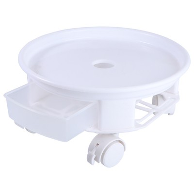Runde Plant Stand Caddy Rolling Plant Caddy Mit Rollen Pflanzer Caddy Auf Rädern