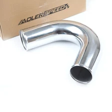 NEW 3.5" OD 135 Degree Elbow Aluminum Turbo Intercooler Pipe Tubing L=600MM US