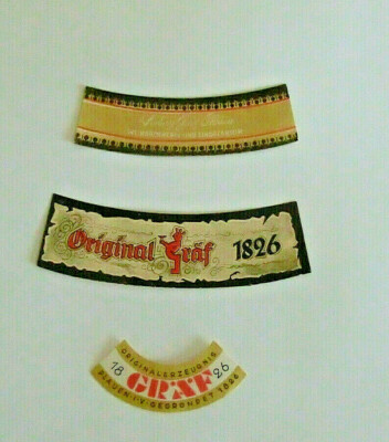 Wein Etiketten Original Gräf  Plauen