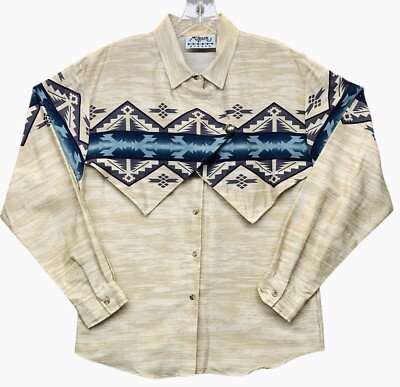 Chemise Western Femme Roper Grise à Manches Longues - Neuve Avec étiquettes, Taille XS