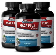 Tribulus 750 - Maca Plus Complex 1275mg - Male Enlargement Cream Pills 3B