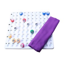 Bingo Balls, Bag & Board Set 22mm