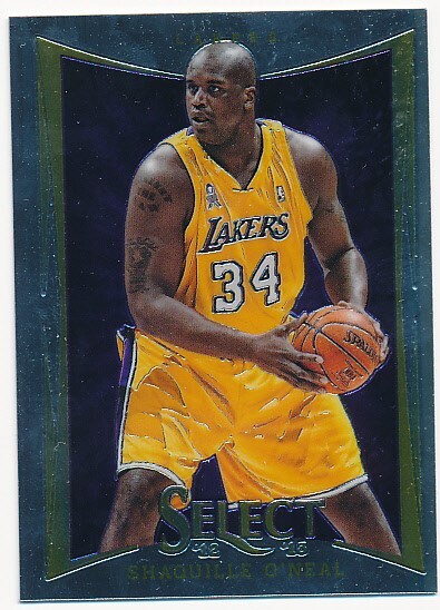 SHAQUILLE O'NEAL 2012-2013 PANINI SELECT #142 LAS ANGELES LAKERS MINT