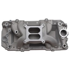 Dual Plane Intake Manifold Aluminum 396-502 Bb Fits Chevy V8 Cyclone Bbc Air Gap