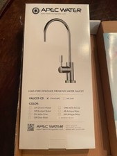 APEC Water Kitchen Drinking Water Dispenser Faucet Bright Black Cold Water