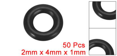 Uxcell Nitrile Rubber O-Rings – 10mm OD X 8mm ID X 1mm Width, 70A Hardness, Metric Sealing Gaskets For Pumps, Hoses & Plumbing (Pack Of 50)
