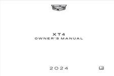2024 Cadillac XT4 Owners Manual User Guide