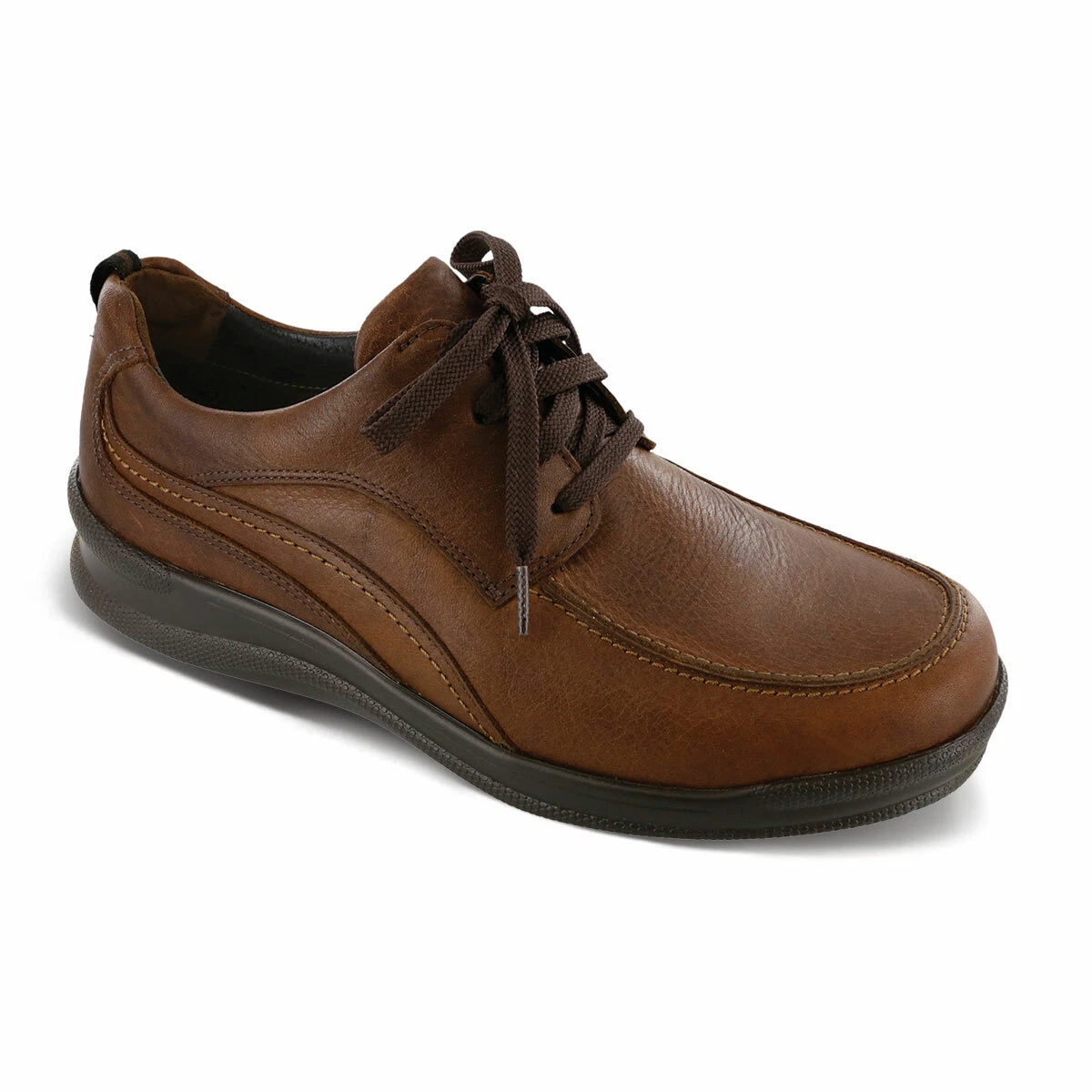 SAS Men's Shoes Move On Brown 10.5 Wide Comfort Casual Lace Up Tie New In Box
