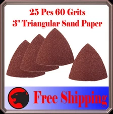 30X 3"  Sandpaper Oscillating Multi Tool Fein 60 Grit wood working sanding