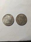 1922 d peace dollar Pair