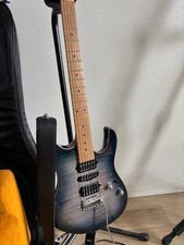 Suhr Modern Plus Series Faded Trans Whale Blue Burst E-Gitarre Roasted Map