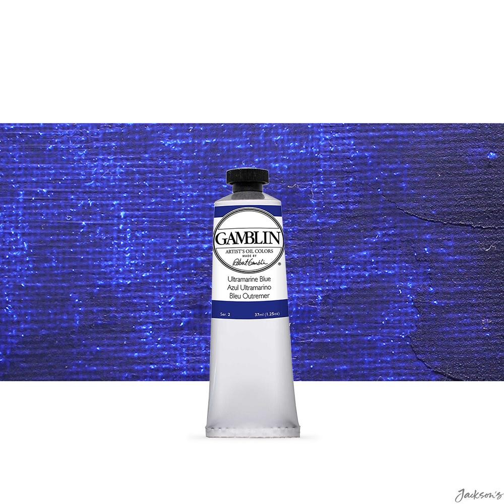 Gamblin Artists' Oil Paint Linseed Oil 37ml Ultramarine Blue Glazing Colour