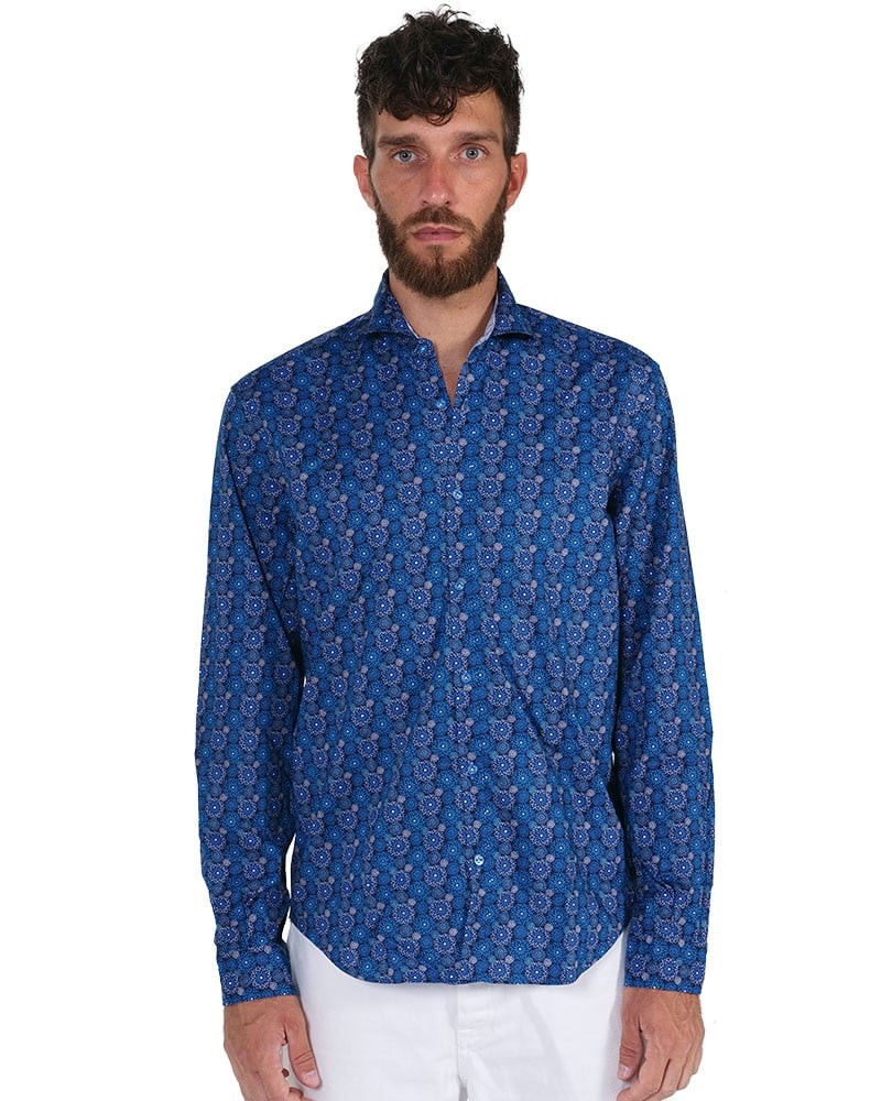 Камисия маника лунга Уомо Поджанти, 1958, Цвет Адзурро