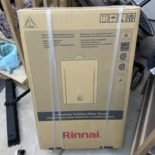 Brand New — Factory Sealed Box Model: Rinnai RX160iN Type: Super High-Efficiency