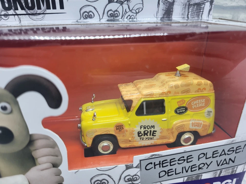Corgi CC80506 Wallace & Gromit Austin A35 Van Cheese Please! 1:43 Diecast Model - Image 2 of 4