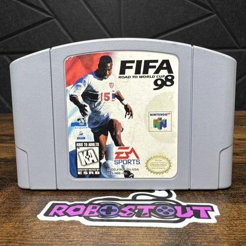 FIFA Road to World Cup 98 (Nintendo N64) Cleaned, Tested & Authentic⭐